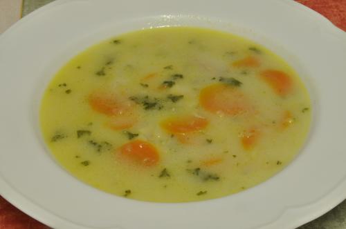 Jak uvařit kuřecí polévka s hlávkovým zelím ? Střední recept, připravený za 30 - 45 minut